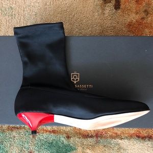 RED HEEL SILVANO SASSETT ANKLE BOOTS SIZE:6M